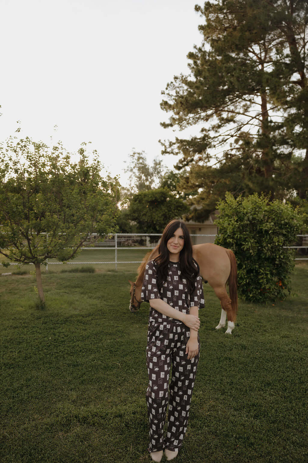 With Love from AZ | Women's Boxy Tee Lounge Set | Milk & Baby