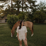 Wild Horses | Women's Bamboo Short Set | Milk & Baby