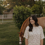 Wild Horses | Women's Bamboo Short Set | Milk & Baby