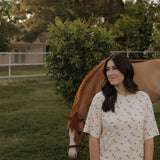 Wild Horses | Women's Bamboo Short Set | Milk & Baby