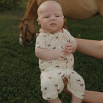 Wild Horses | Shortie Bamboo Zip | Milk & Baby