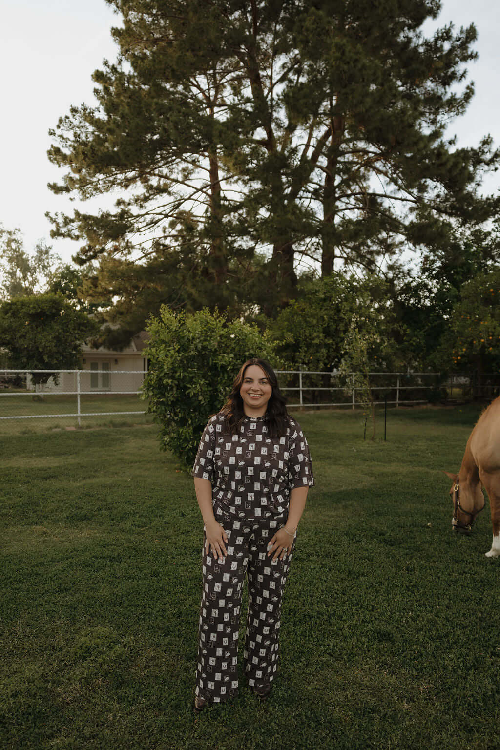 With Love from AZ | Women's Boxy Tee Lounge Set | Milk & Baby