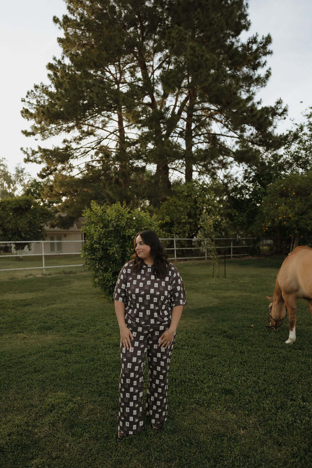 With Love from AZ | Women's Boxy Tee Lounge Set | Milk & Baby