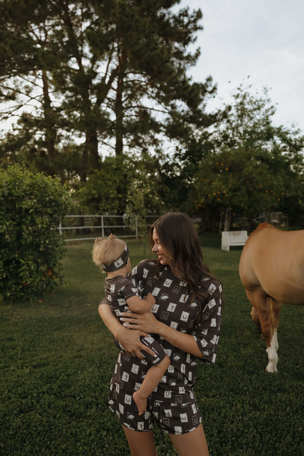 With Love from AZ | Women's Bamboo Short Set | Milk & Baby