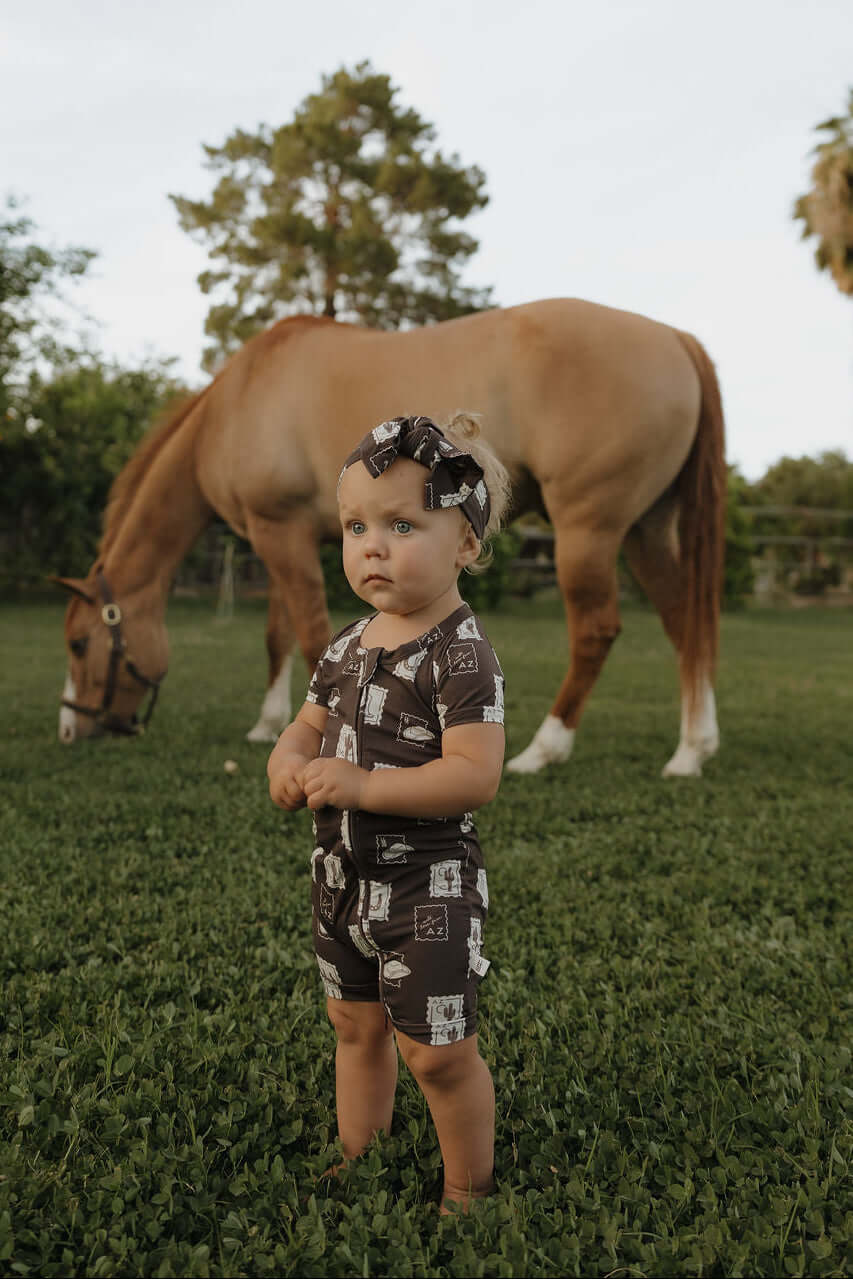 With Love from AZ | Shortie Bamboo Zip | Milk & Baby