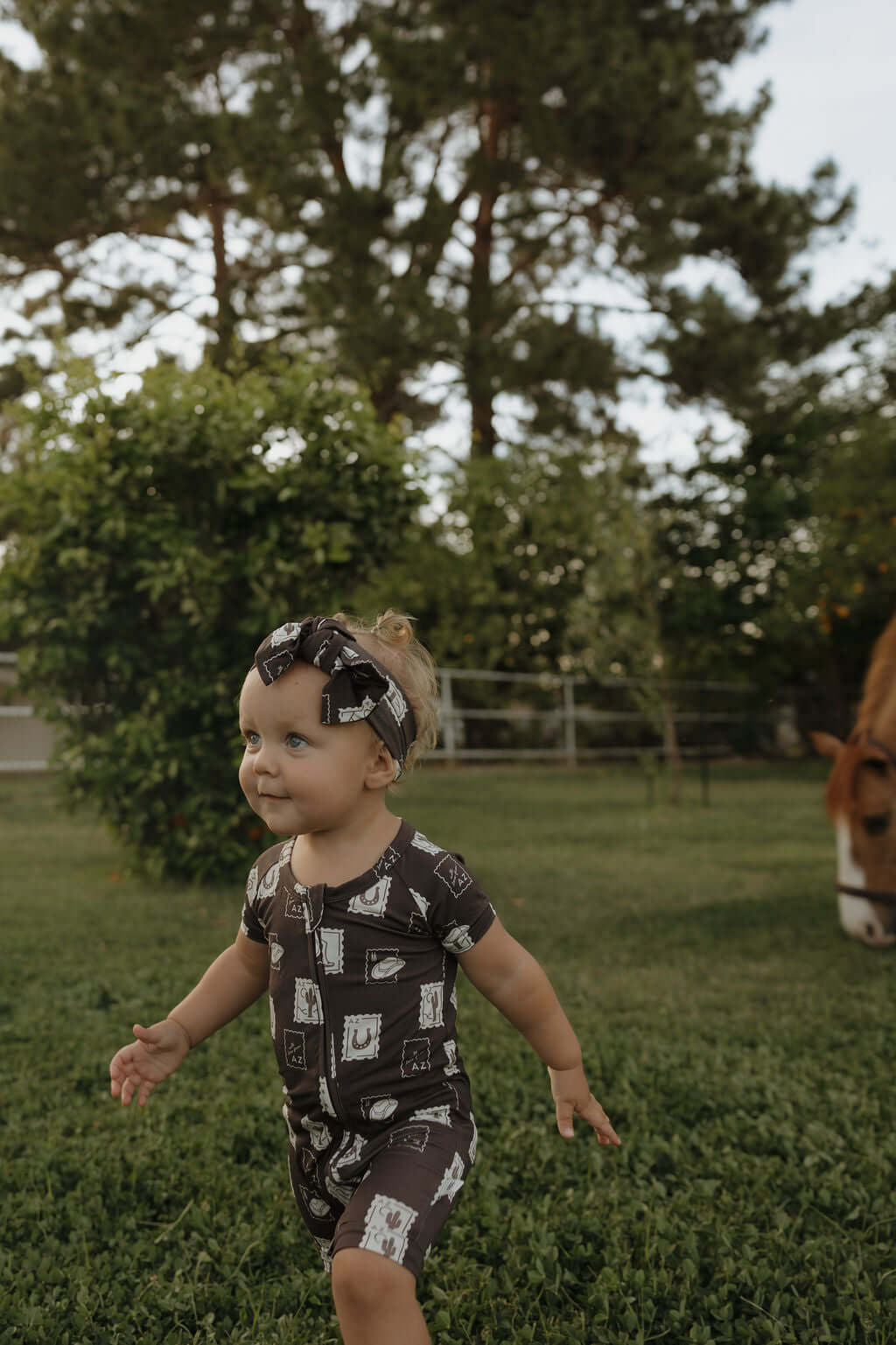 With Love from AZ | Shortie Bamboo Zip | Milk & Baby