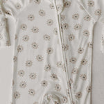 Daisy Fields | Bamboo Zip Pajamas | Milk & Baby