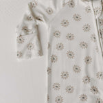 Daisy Fields | Bamboo Zip Pajamas | Milk & Baby