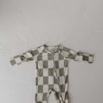 Oat & Sage | Bamboo Zip Pajamas | Milk & Baby