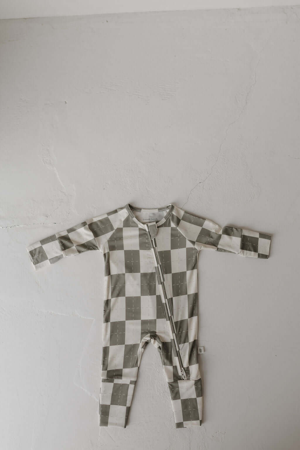 Oat & Sage | Bamboo Zip Pajamas | Milk & Baby