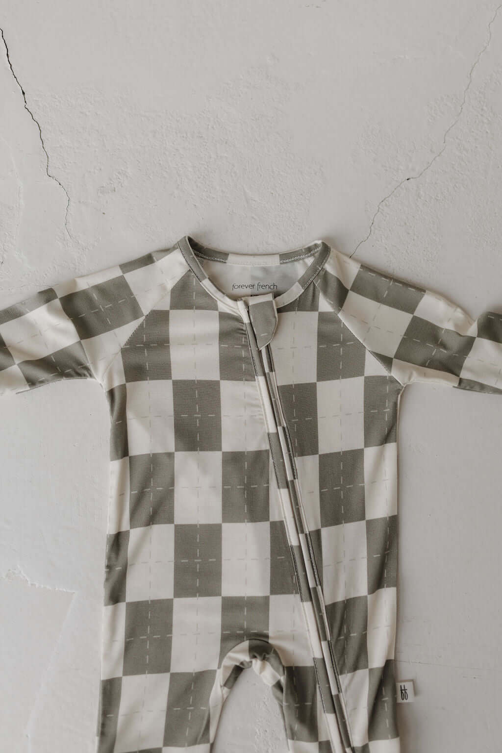 Oat & Sage | Bamboo Zip Pajamas | Milk & Baby