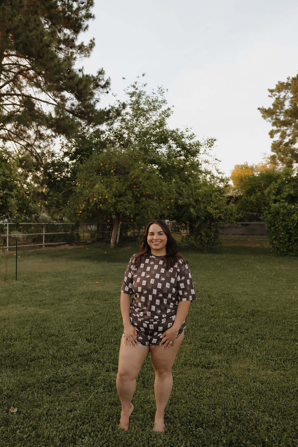 With Love from AZ | Women's Bamboo Short Set | Milk & Baby