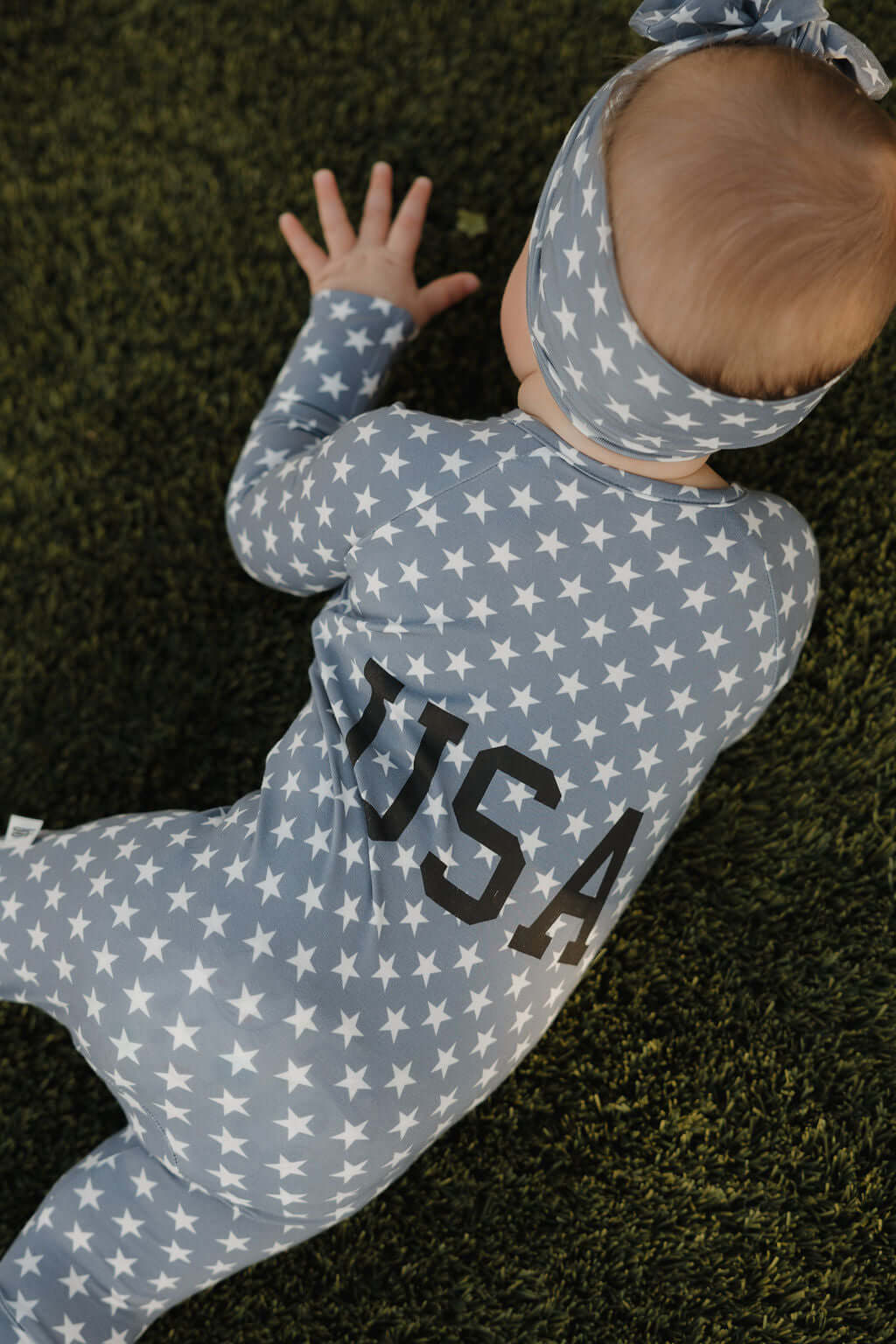 Star Spangled | Bamboo Zip Pajamas | Milk & Baby