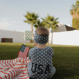 Star Spangled | Bamboo Zip Pajamas | Milk & Baby