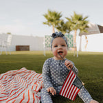Star Spangled | Bamboo Zip Pajamas | Milk & Baby