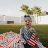 Star Spangled | Bamboo Zip Pajamas | Milk & Baby