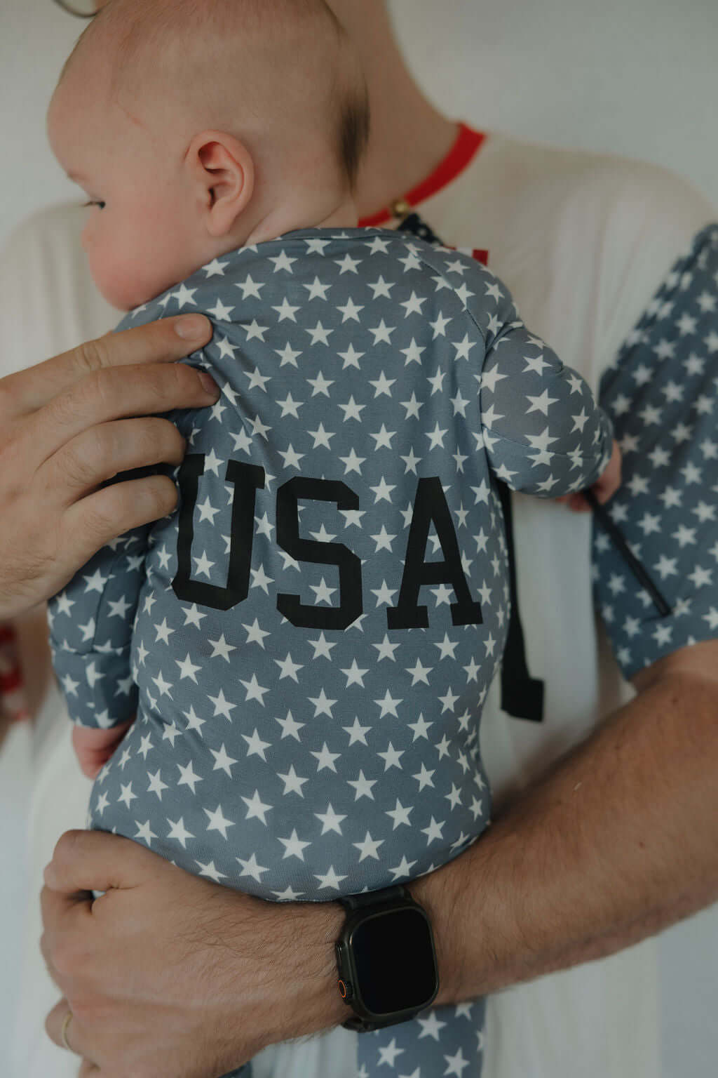Star Spangled | Bamboo Zip Pajamas | Milk & Baby