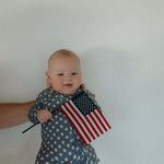 Star Spangled | Bamboo Zip Pajamas | Milk & Baby