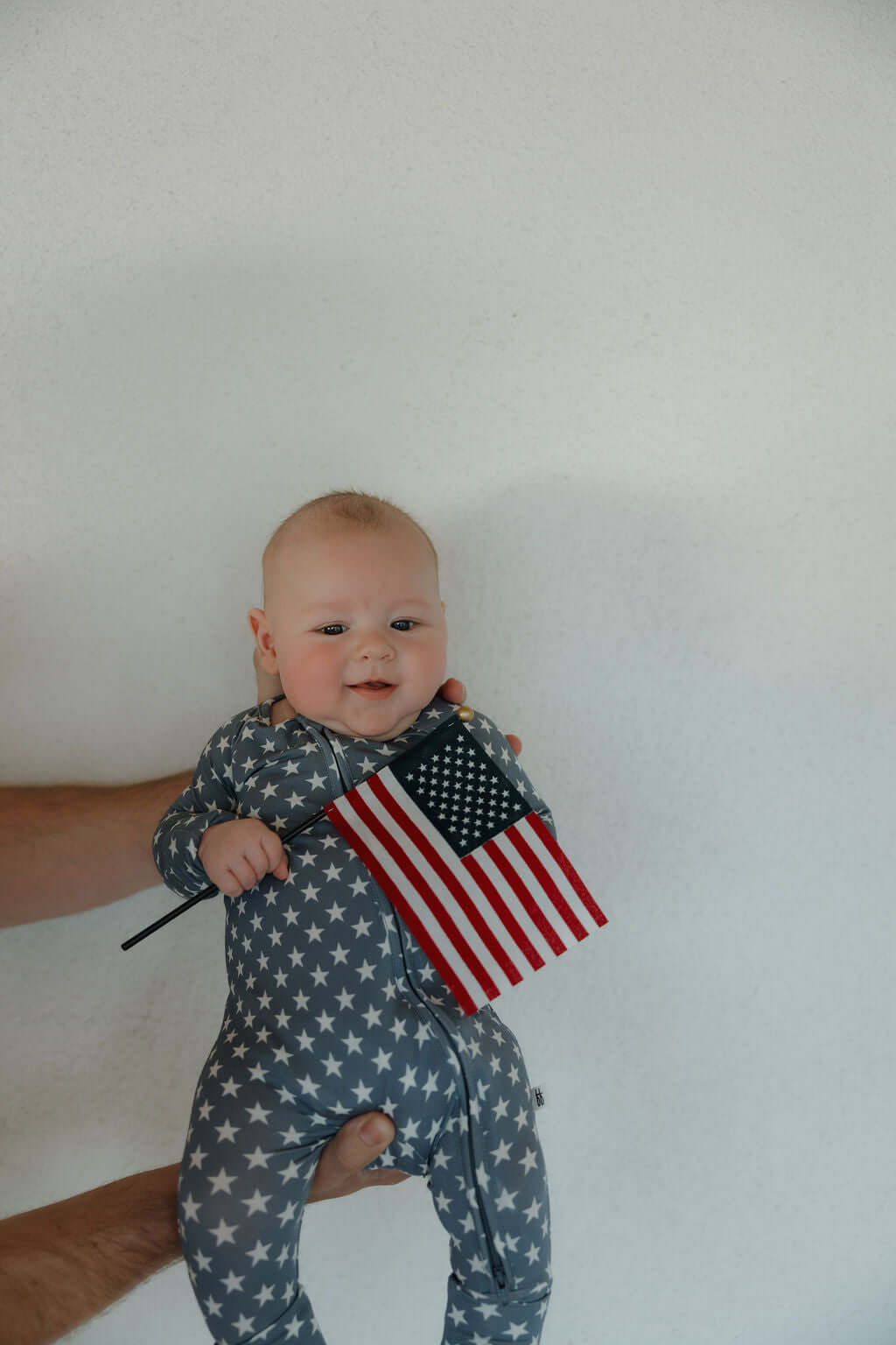 Star Spangled | Bamboo Zip Pajamas | Milk & Baby