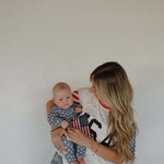 Star Spangled | Bamboo Zip Pajamas | Milk & Baby