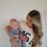 Star Spangled | Bamboo Zip Pajamas | Milk & Baby