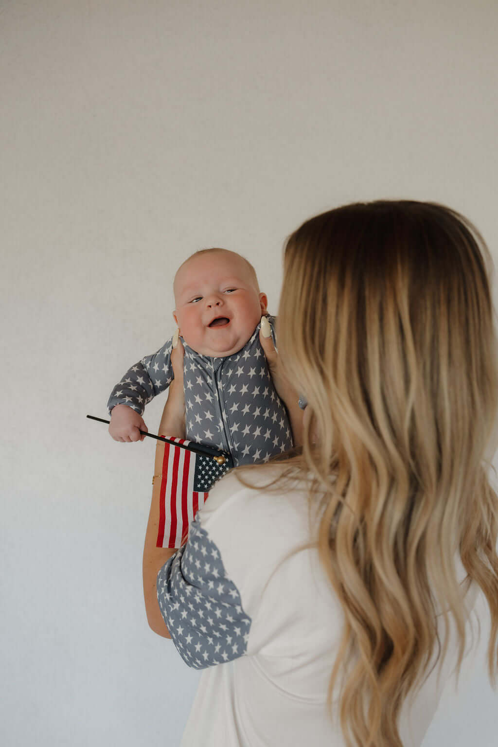 Star Spangled | Bamboo Zip Pajamas | Milk & Baby