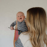 Star Spangled | Bamboo Zip Pajamas | Milk & Baby