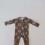 Giddy Up | Bamboo Zip Pajamas | Milk & Baby