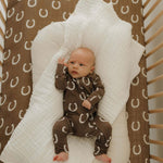 Giddy Up | Bamboo Zip Pajamas | Milk & Baby