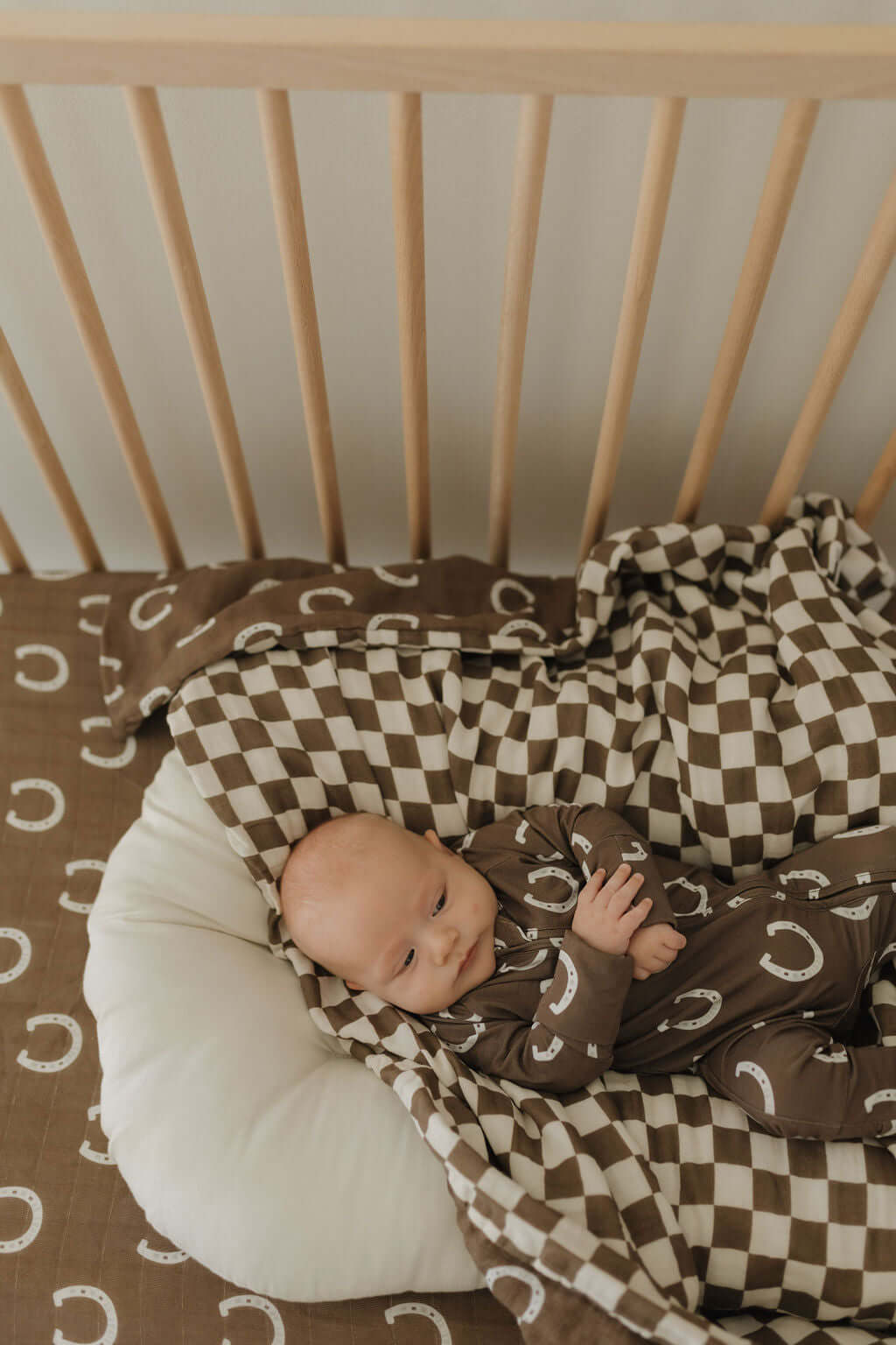 Giddy Up | Bamboo Zip Pajamas | Milk & Baby