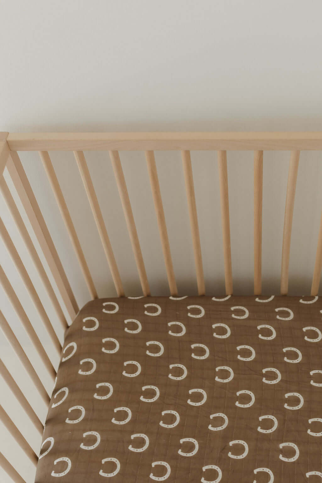 Giddy Up | Muslin Crib Sheet | Milk & Baby