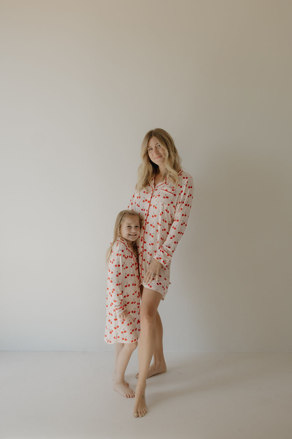 Women's Bamboo Sleeping Dress | Cherry Orchard | Milk & Baby