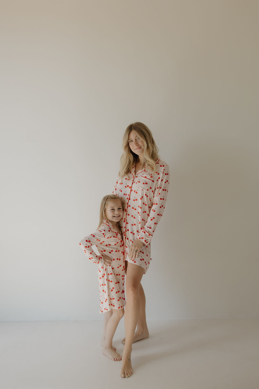 Women's Bamboo Sleeping Dress | Cherry Orchard | Milk & Baby