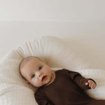 Coffee Bean | Bamboo Knotted Gown | Milk & Baby