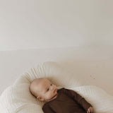 Coffee Bean | Bamboo Knotted Gown | Milk & Baby
