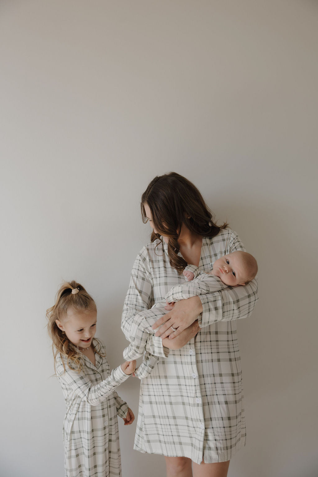 Picnic Plaid | Women's Bamboo Sleeping Dress | Milk & Baby
