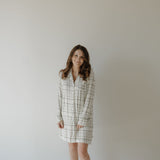 Picnic Plaid | Women's Bamboo Sleeping Dress | Milk & Baby