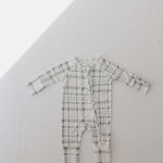 Picnic Plaid | Bamboo Zip Pajamas | Milk & Baby