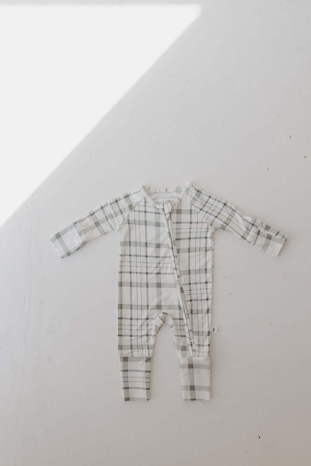 Picnic Plaid | Bamboo Zip Pajamas | Milk & Baby