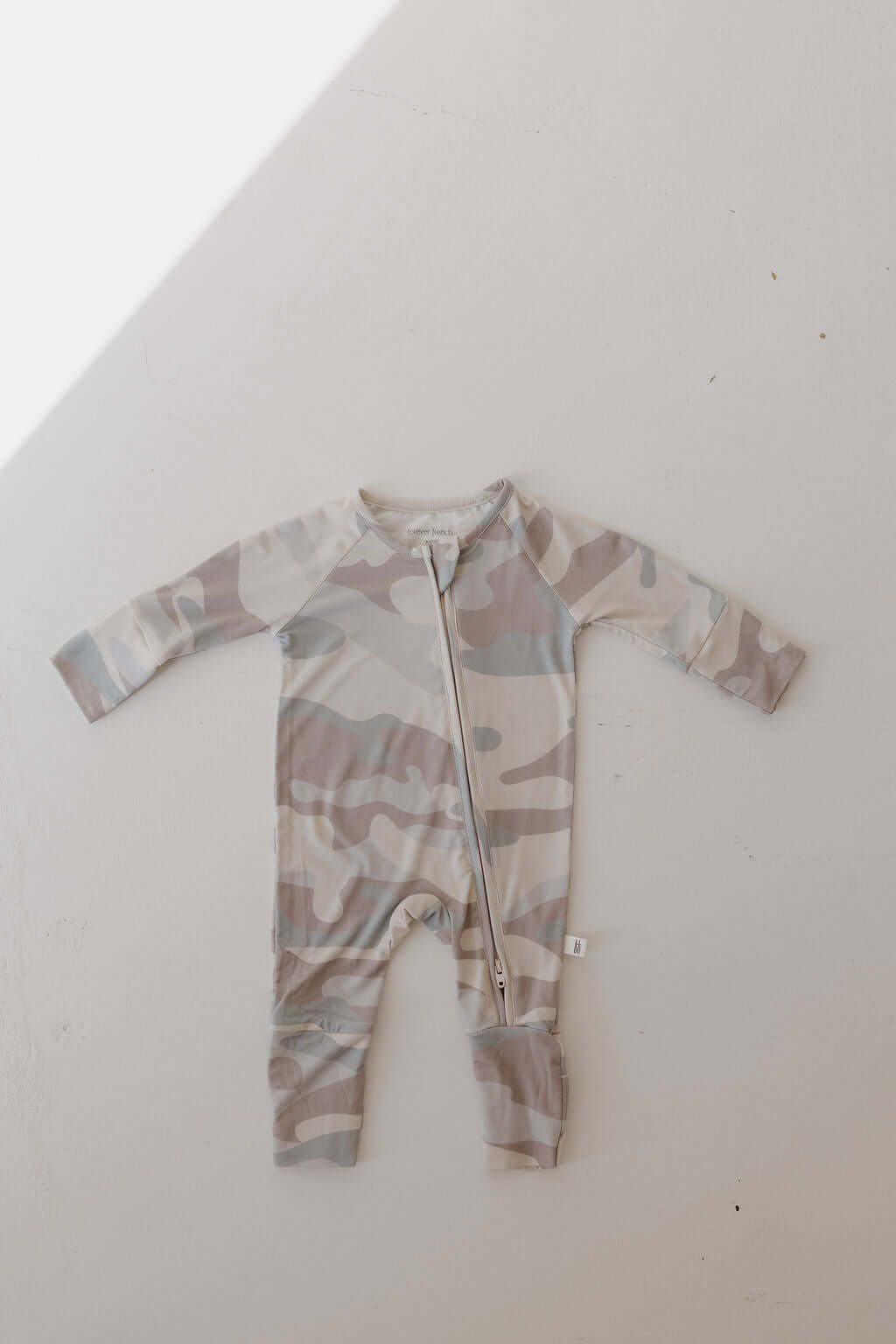 Camo | Bamboo Zip Pajamas | Milk & Baby