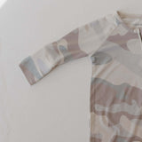 Camo | Bamboo Zip Pajamas | Milk & Baby