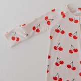 Cherry Orchard | Bamboo Zip Pajamas | Milk & Baby