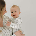 Picnic Plaid | Bamboo Zip Pajamas | Milk & Baby