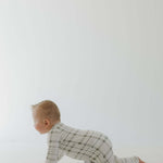 Picnic Plaid | Bamboo Zip Pajamas | Milk & Baby