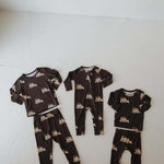 Bulldozer | Bamboo Zip Pajamas | Milk & Baby