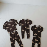 Bulldozer | Bamboo Zip Pajamas | Milk & Baby