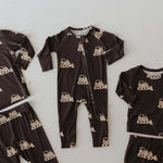 Bulldozer | Bamboo Zip Pajamas | Milk & Baby