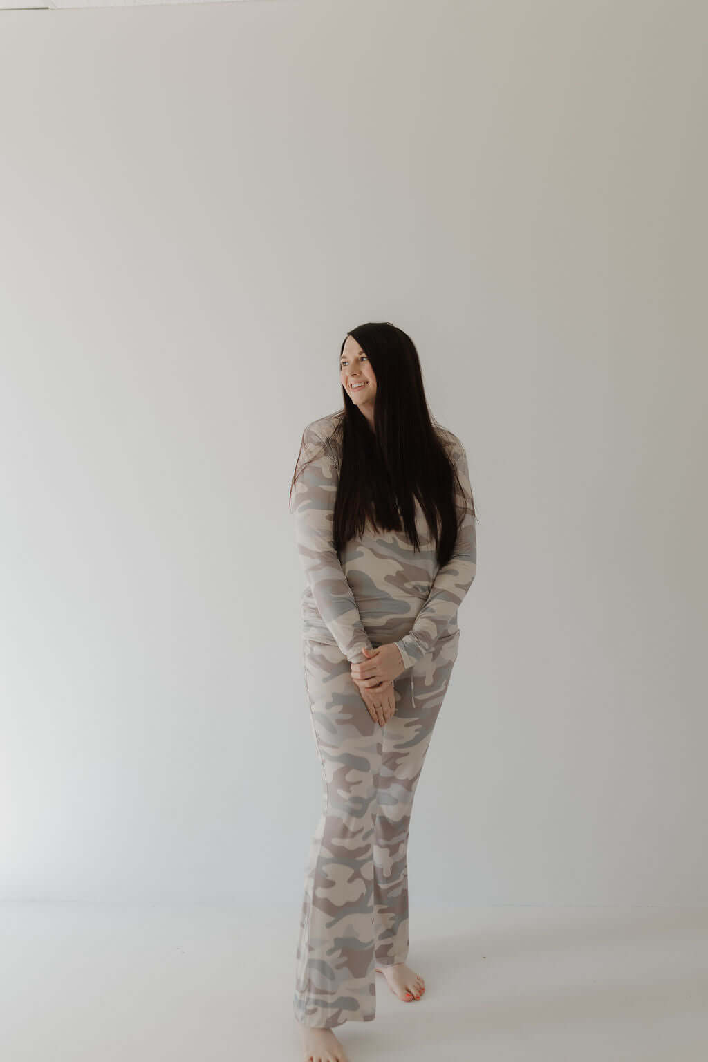 Camo | Women's Bamboo Pajama | Milk & Baby