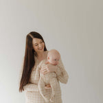 Grid | Women's Bamboo Pajama | Milk & Baby