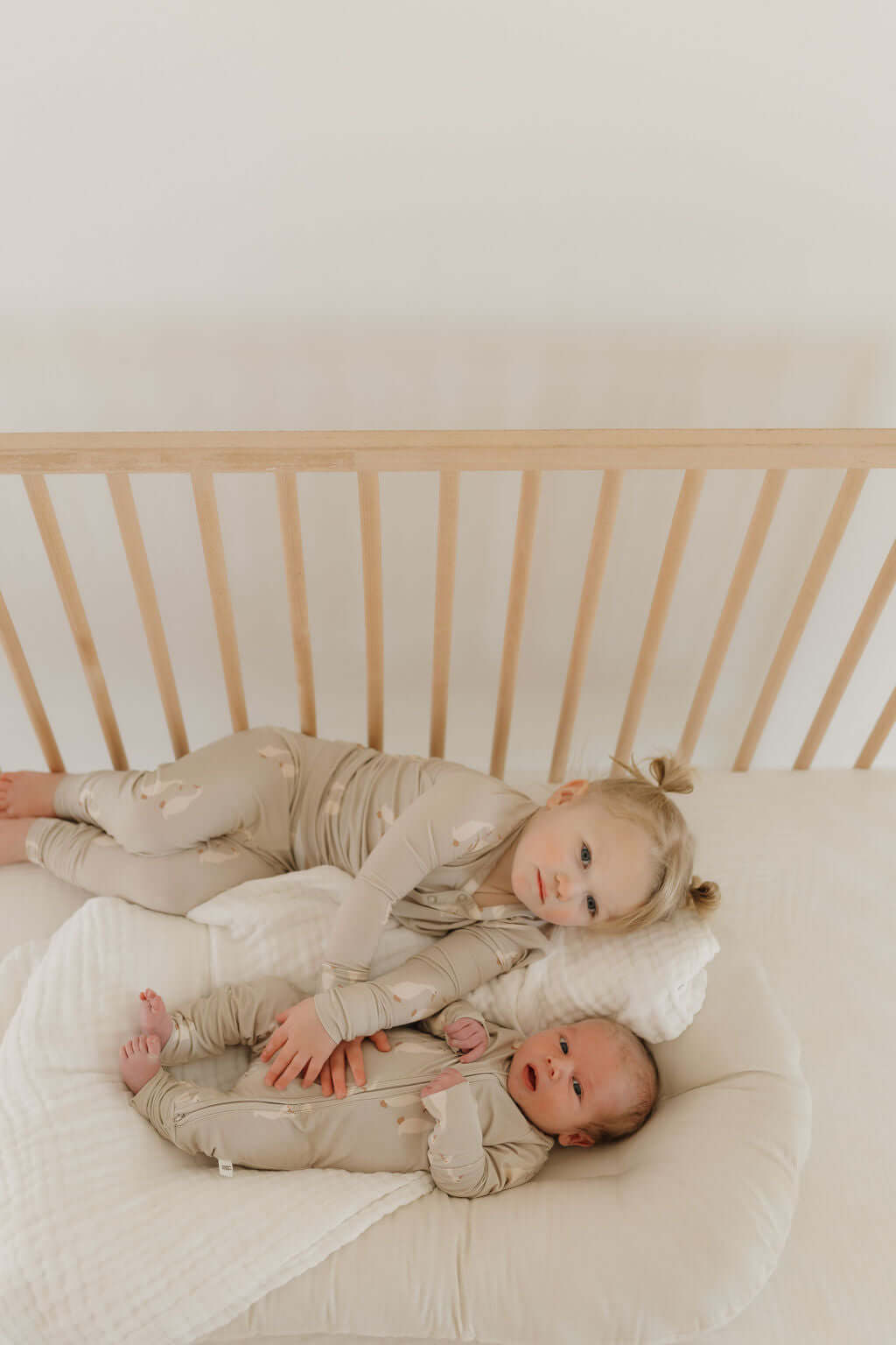 Silly Goose | Bamboo Zip Pajamas | Milk & Baby
